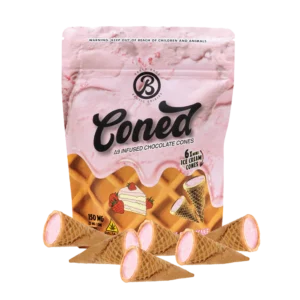 Baked Bags Coned Strawberry Shortcake