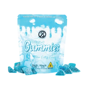 Baked Bags Gummies - Blue Cotton Candy