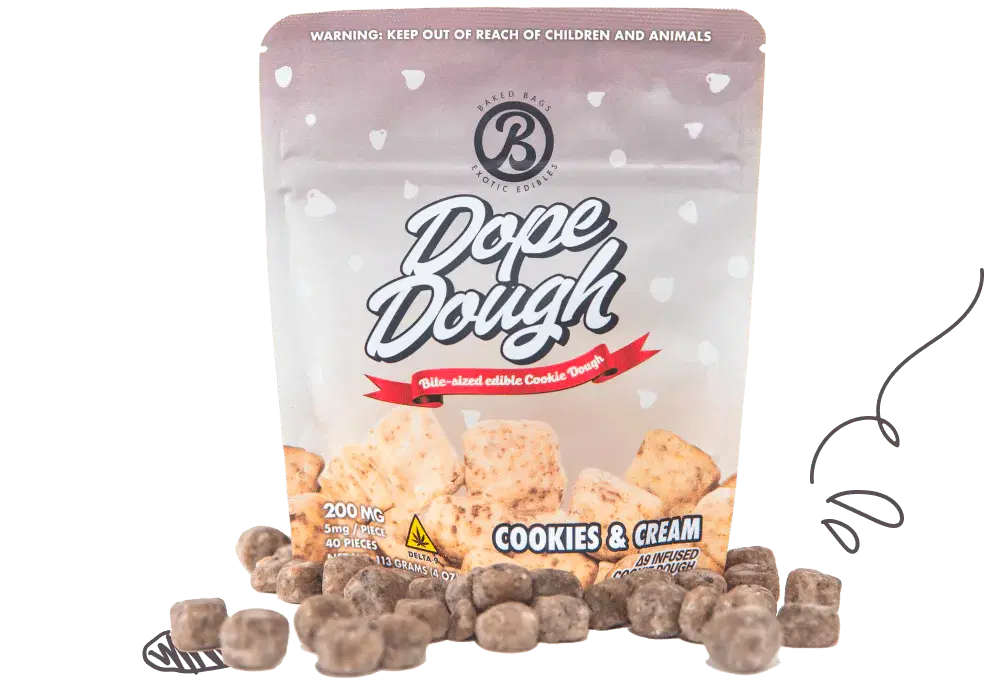 Baked Bags Cookies & Cream Dope Dough